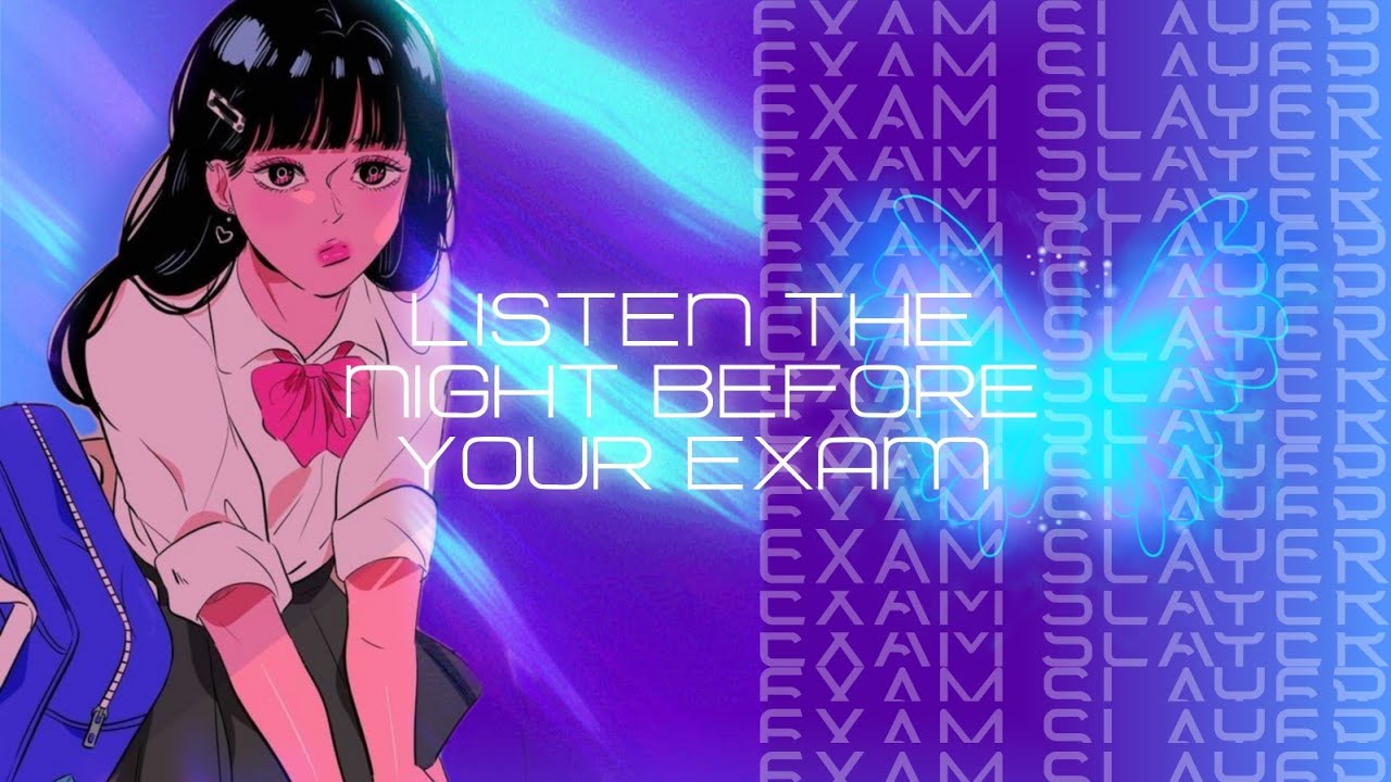 Sınavlardan &ouml;nceki gece dinle ♡// listen the night before your exam- subliminal
