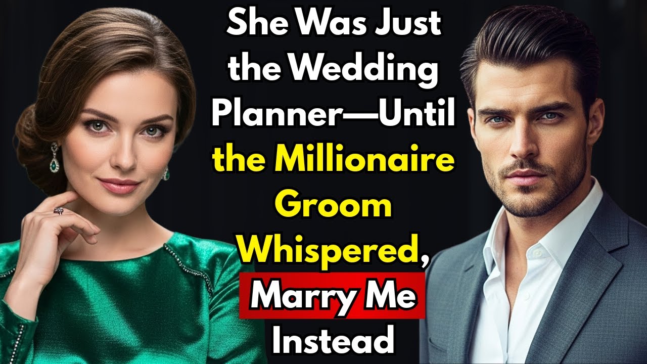 She Was Just the Wedding Planner—Until the Millionaire Groom Whispered, 'Marry Me Instead'