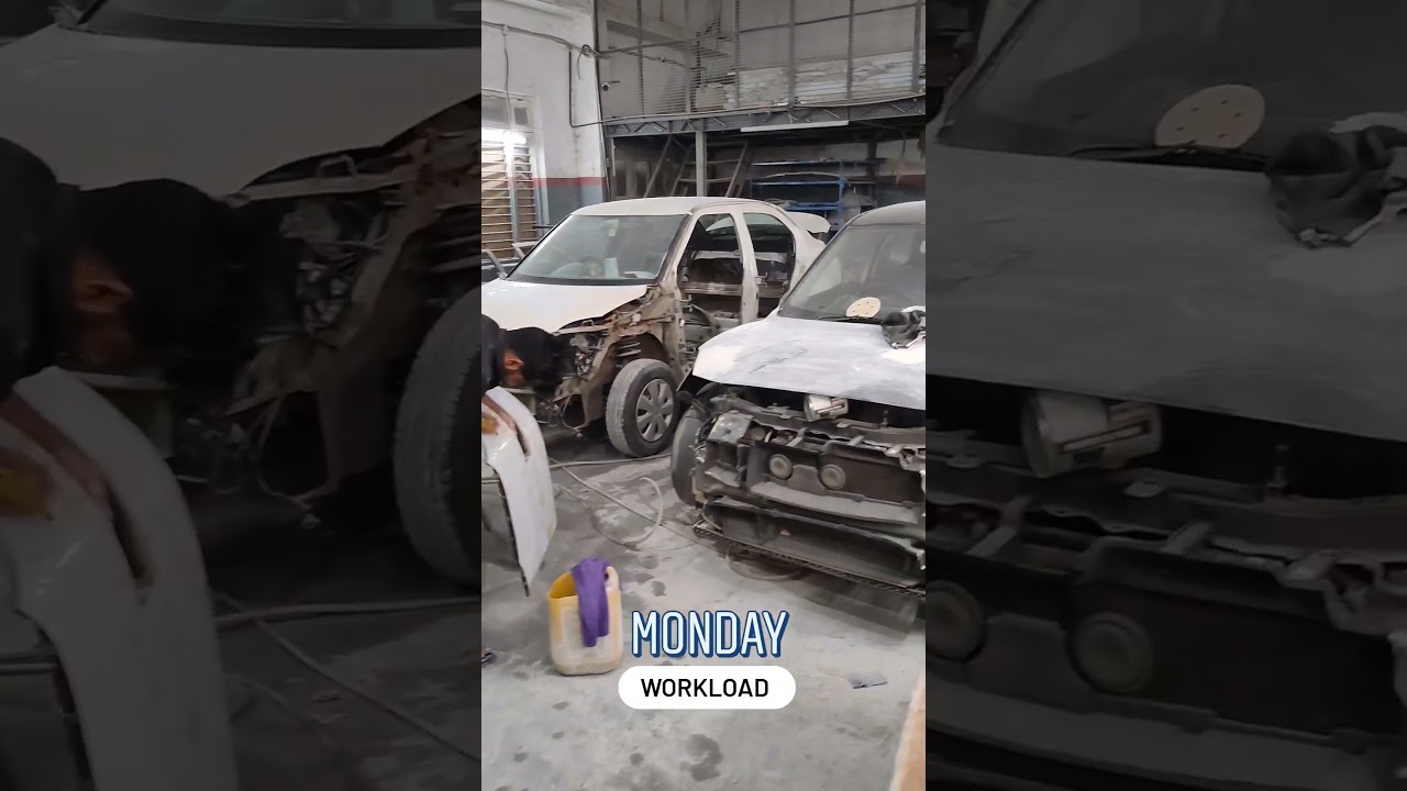 Monday Workload at Prince Multi Car Service Center | Navi Mumbai #audiq7 #suzukidzire #tatatiago