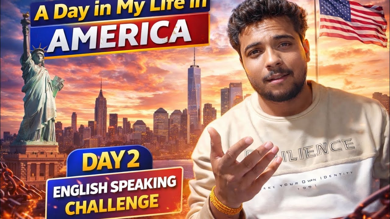 Day 2 English Speaking Challenge | Speaking About America 🇺🇸 | Improve English Confidence