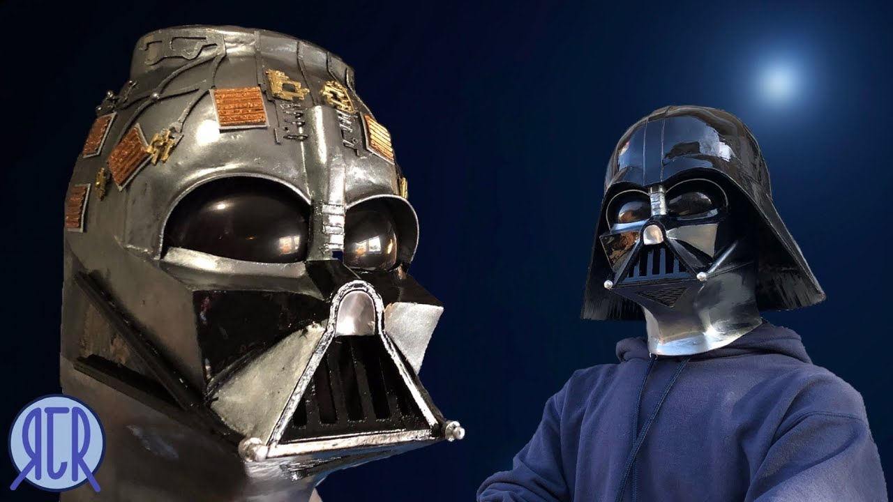 I Made My Cardboard DARTH VADER Helmet Better... With more Cardboard