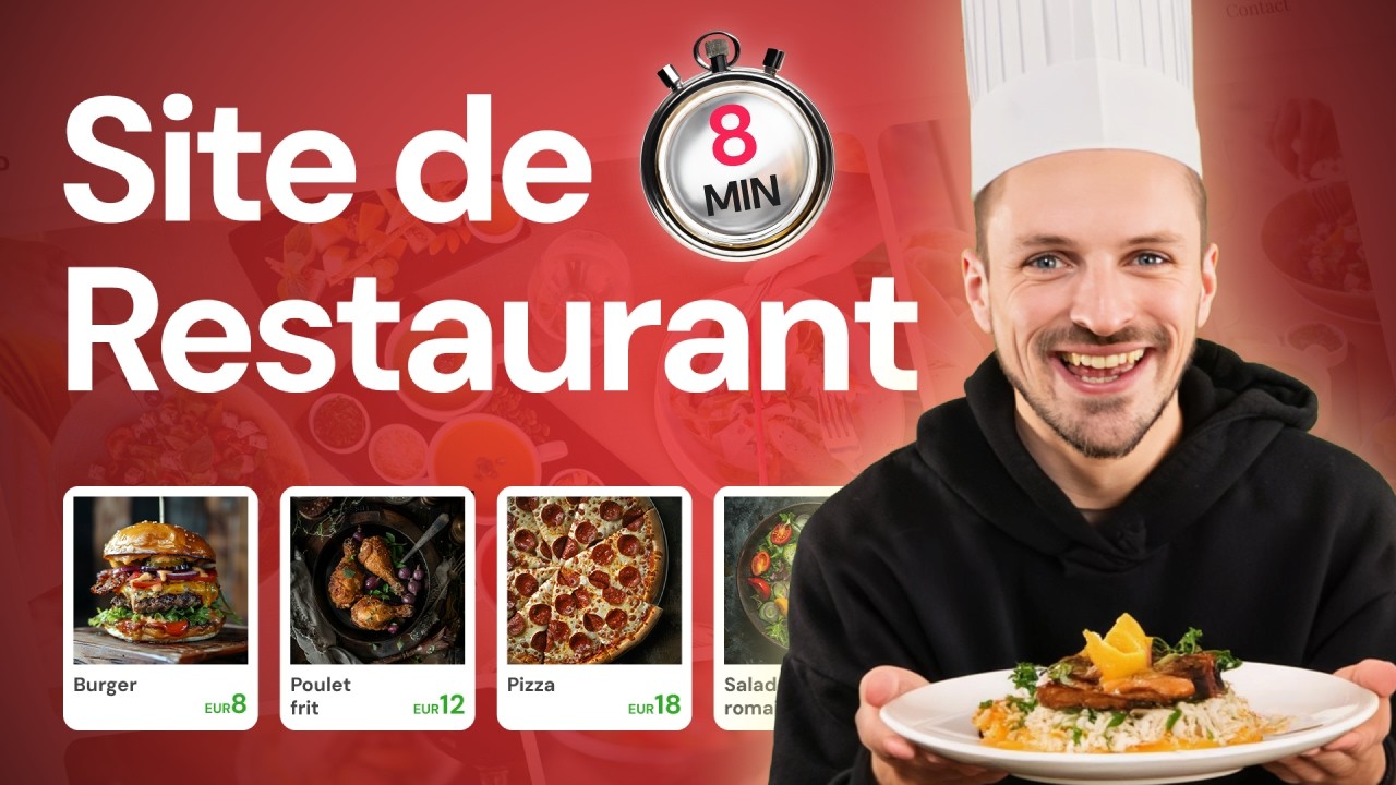 Site Restaurant : le TUTO COMPLET (2025) - Simple et Rapide