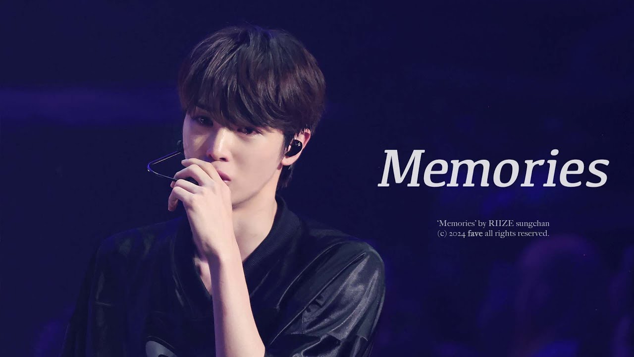 240505 'RIIZING DAY' Memories (feat. 울보왕자님의 눈물 직캠) | RIIZE SUNGCHAN FOCUS CAM | 라이즈 성찬 직캠