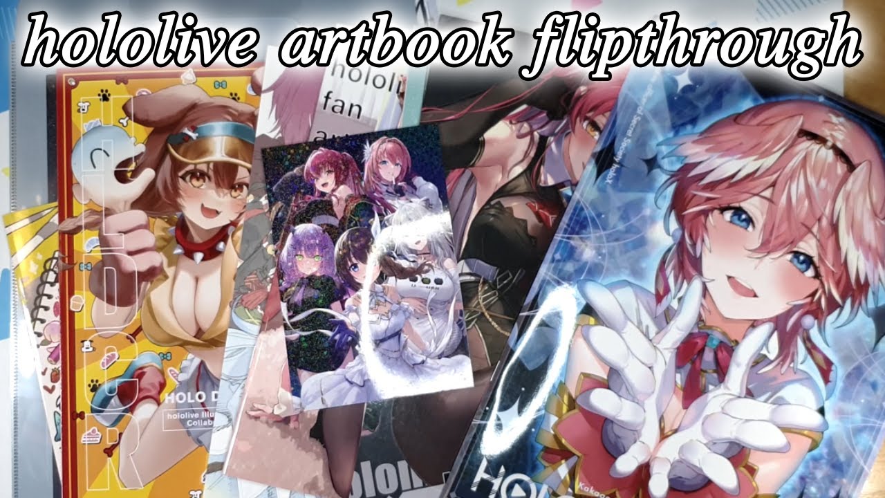 More Hololive artbooks from Melonbooks! - Winter C101 doujins flipthrough