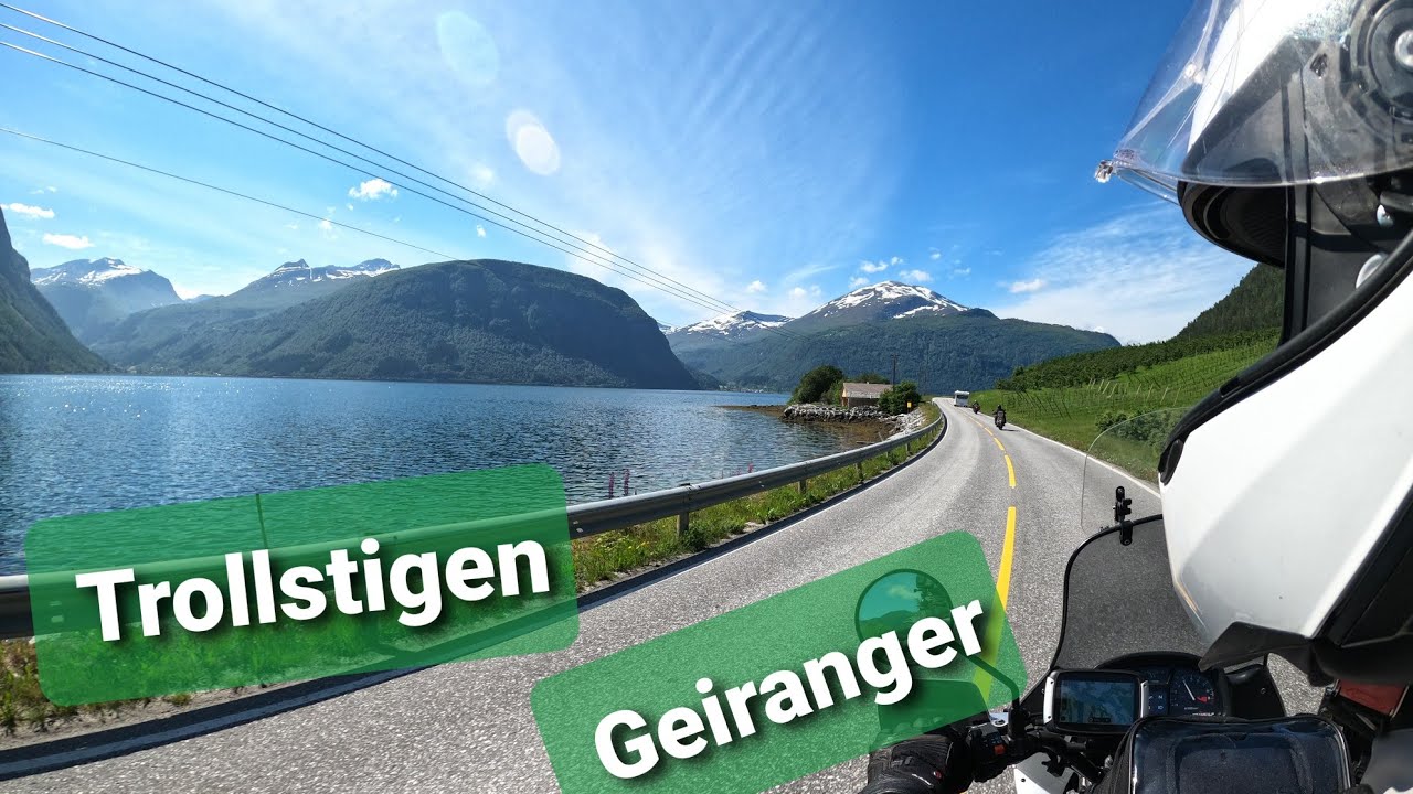 Norway on motorcycle - Atlantic ocean road, Trollstigen and Geiranger. Part 2 on old, good Transalp!