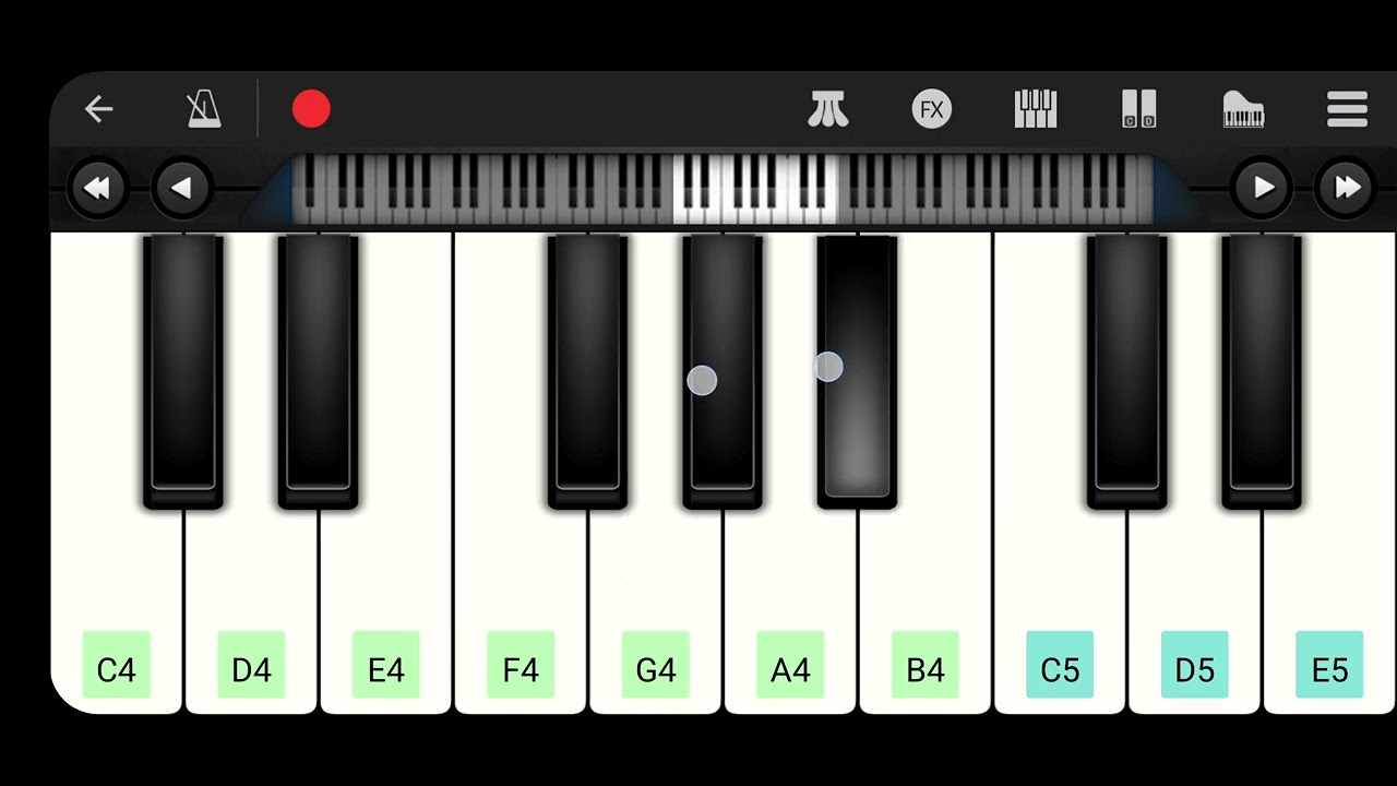 Jana gana on piano fully 