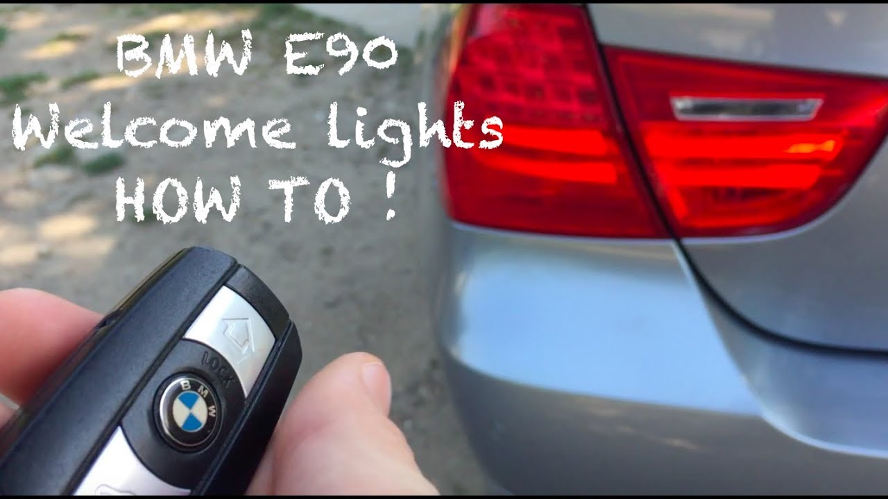 BMW e90 Welcome lights activation EXPLAINED !