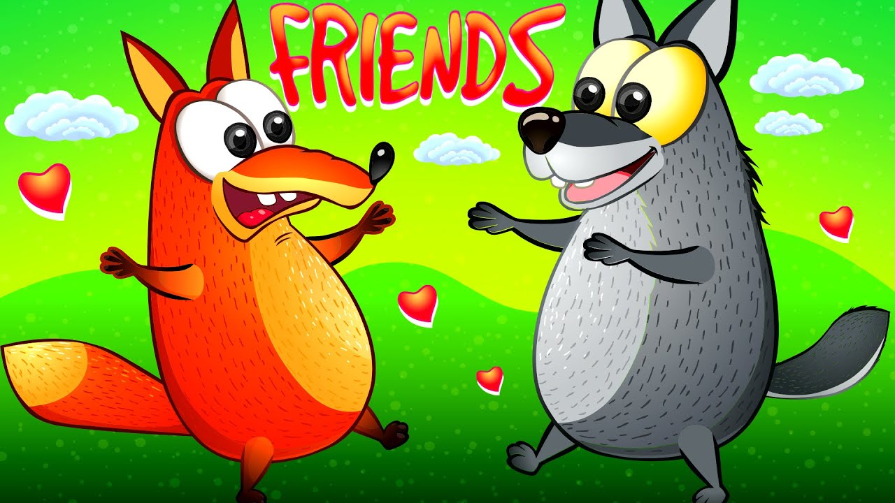 Videos para Niños Para Niños - Zorro y Pollo en Español. Canciones Infantiles