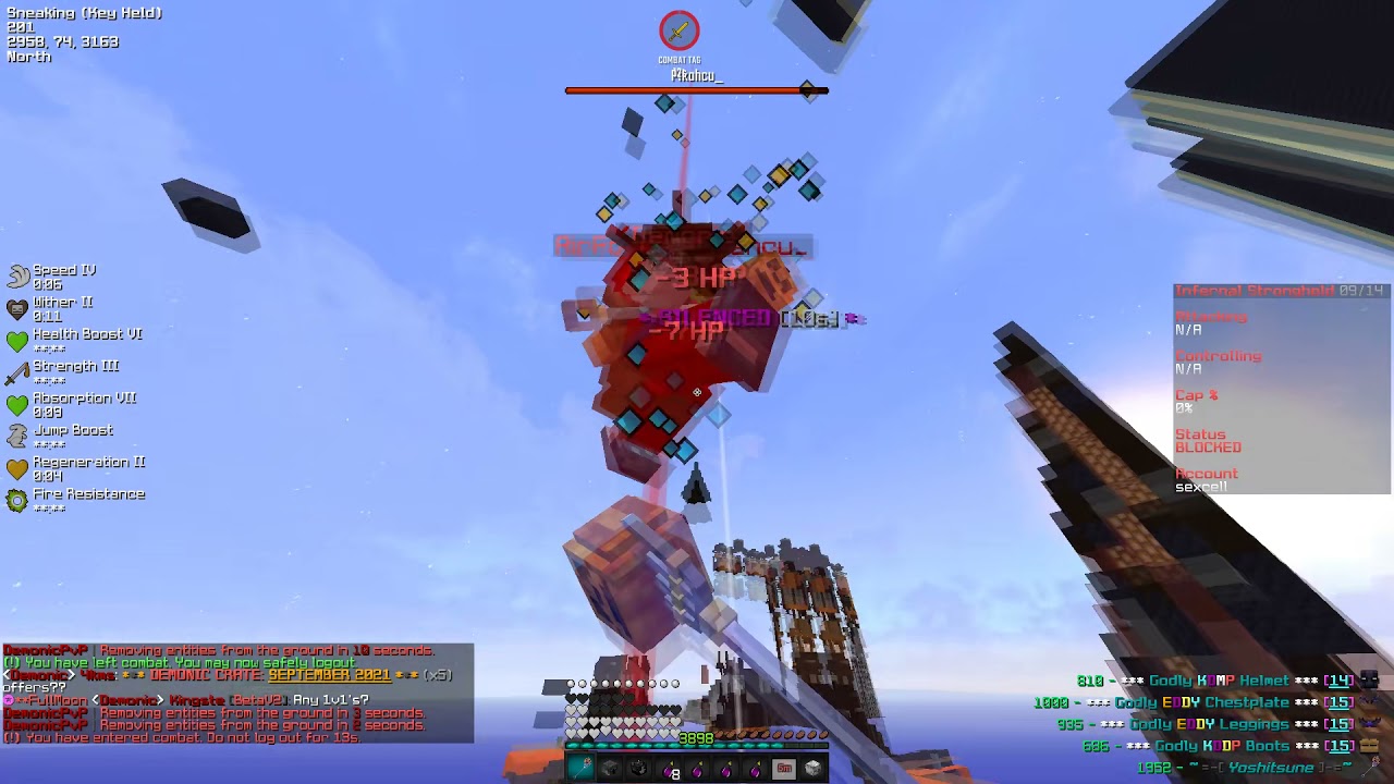 Cosmicpvp Demonicpvp EDDY KDDP (Demonic) kills
