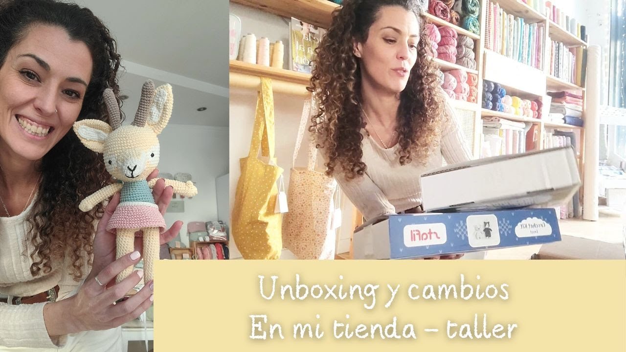 Unboxing y cambios de estanterias en mi tienda- taller.