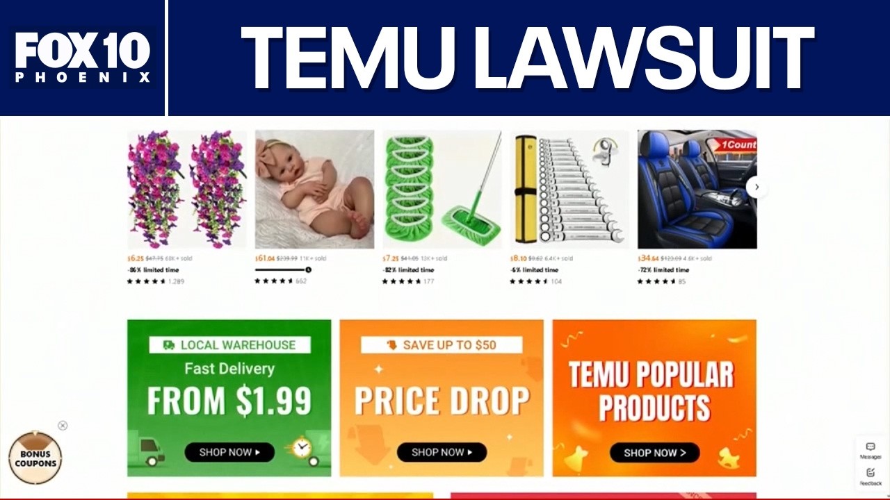 Arizona AG files lawsuit against Temu | FOX 10 Phoenix