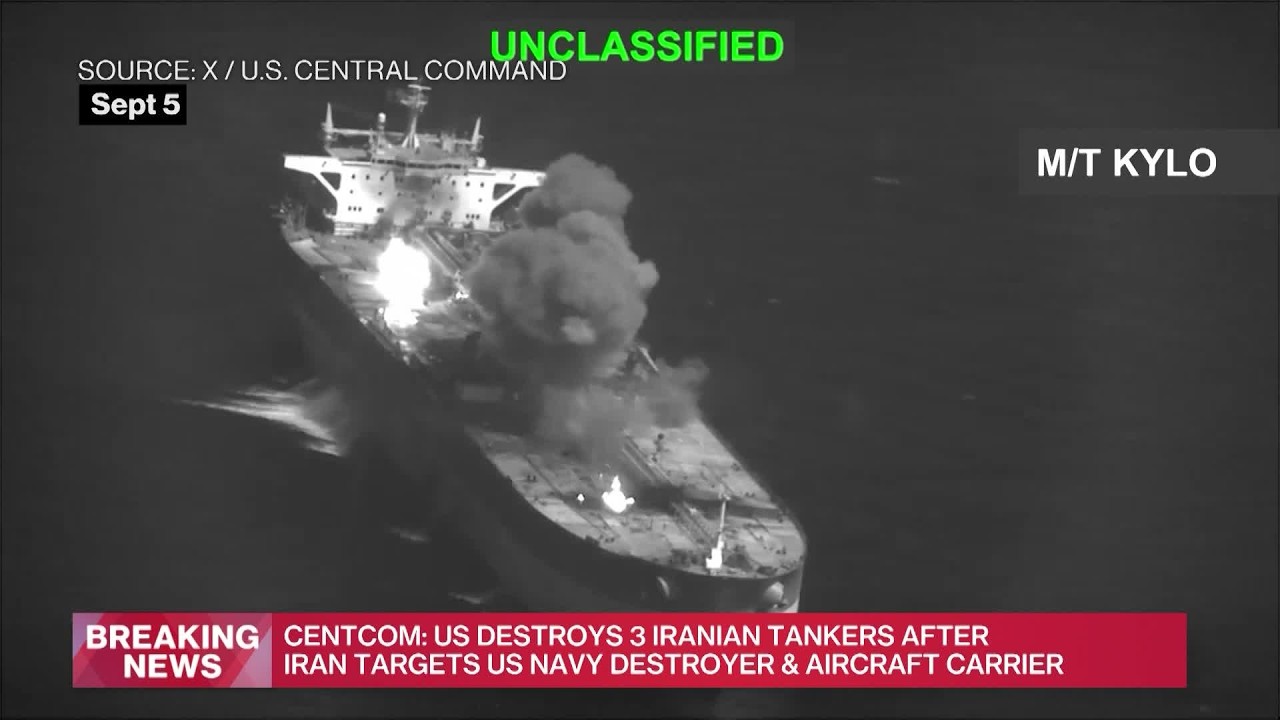 US Strikes Iranian Tankers After Attack on US Warships