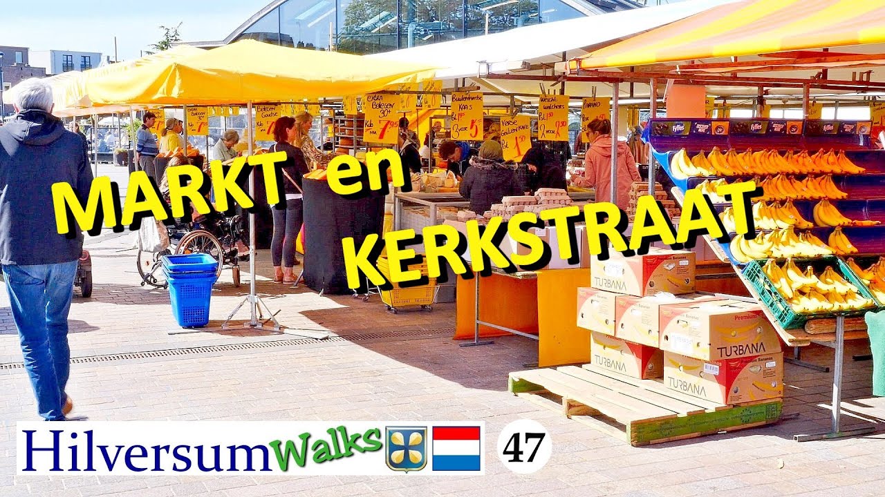 Markt en gevels in de Kerkstraat