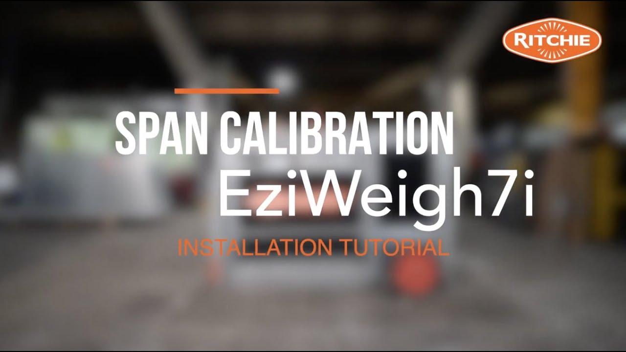 Tru-Test EziWeigh7i Installation Tutorial - Span Calibration - Ritchie Agricultural