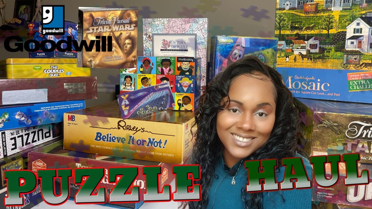 GOODWILL HAUL | Multiple Puzzles With Trippy Views #puzzle #thrifting