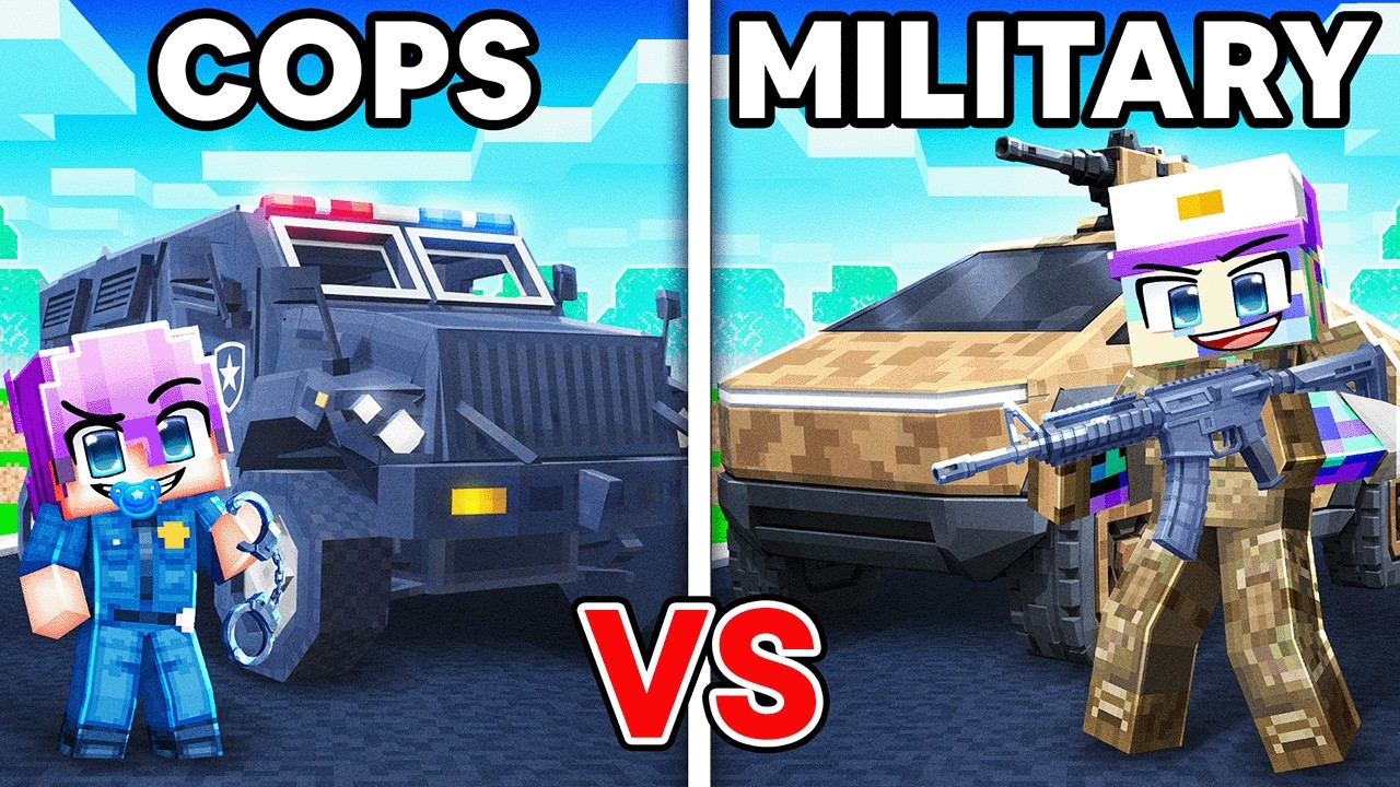$1 vs $1,000,000 MILITARY TRUCK Survival Battle in Minecraft