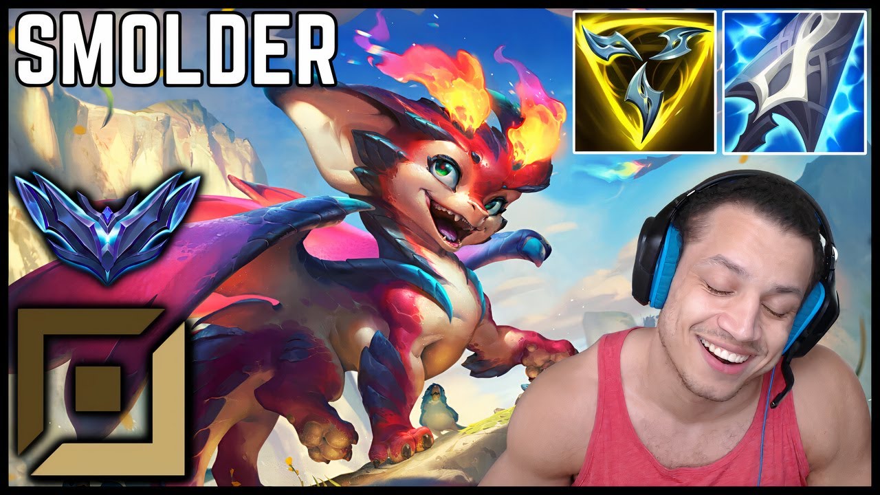 ☄️ Tyler1 I'M THE BEST SMOLDER NA! | Smolder ADC Full Gameplay | Season 14 ᴴᴰ