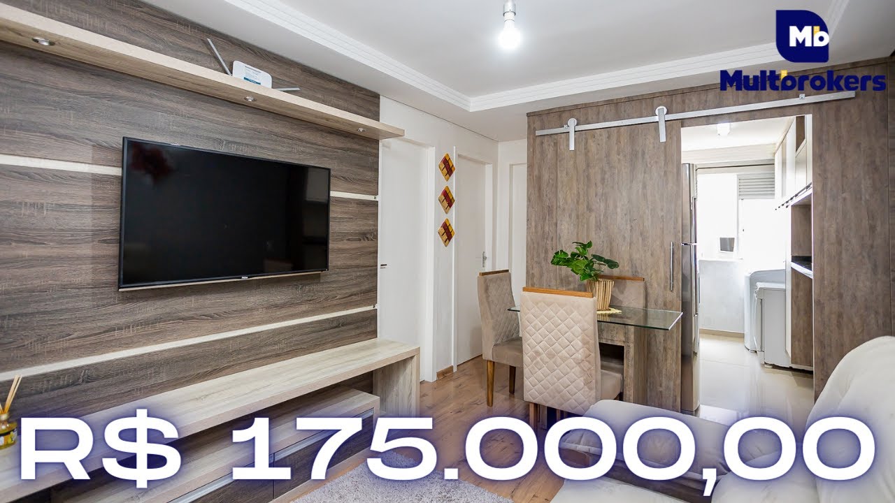 BELÍSSIMO APARTAMENTO DE 2 QUARTOS COM MÓVEIS PLANEJADOS EM CURITIBA-PR