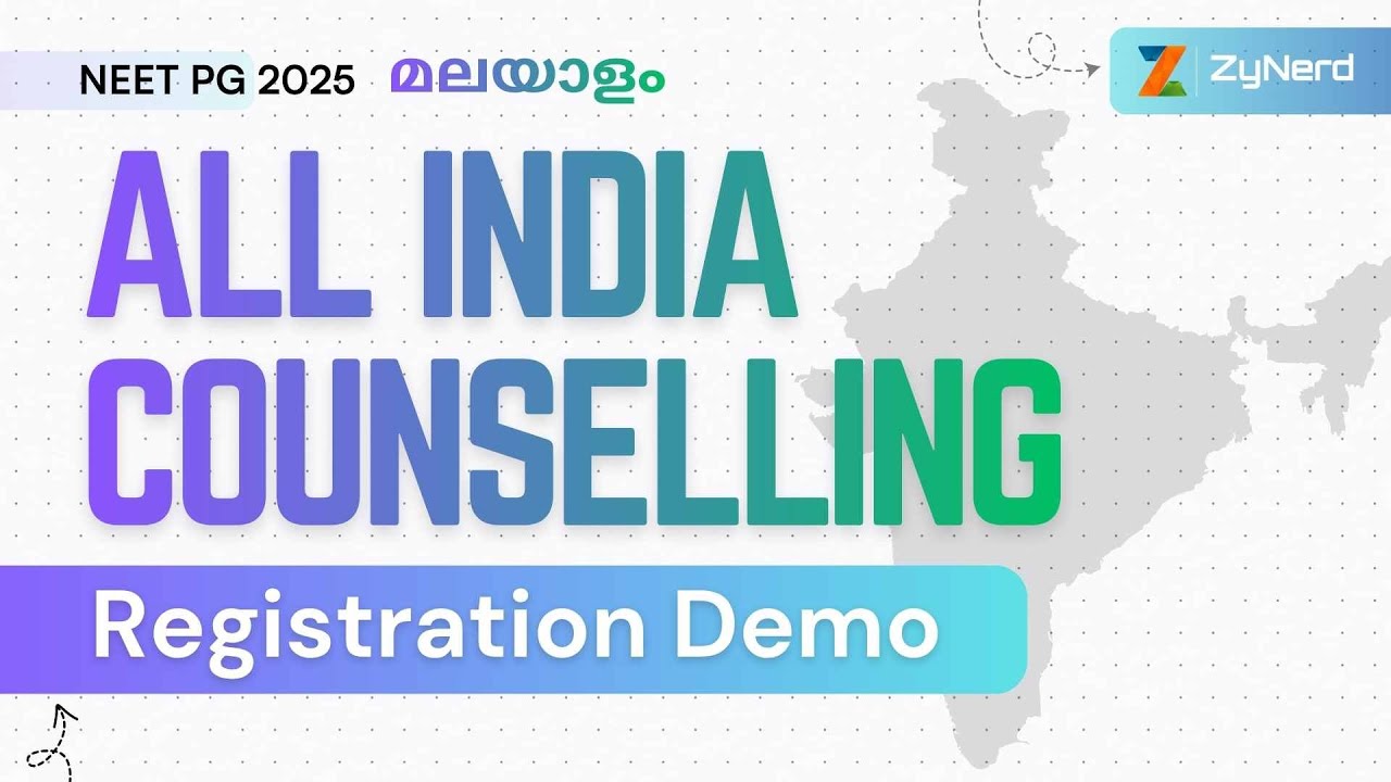 All India Counselling | Registration Demo | NEET PG - 2025 | മലയാളം