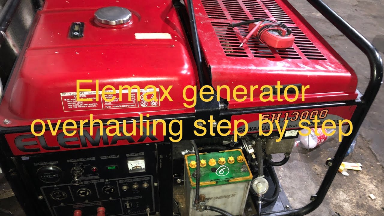 Elemax generator with Robin Subaru Engine USA |valve fitting | head resurfaced |portable generator