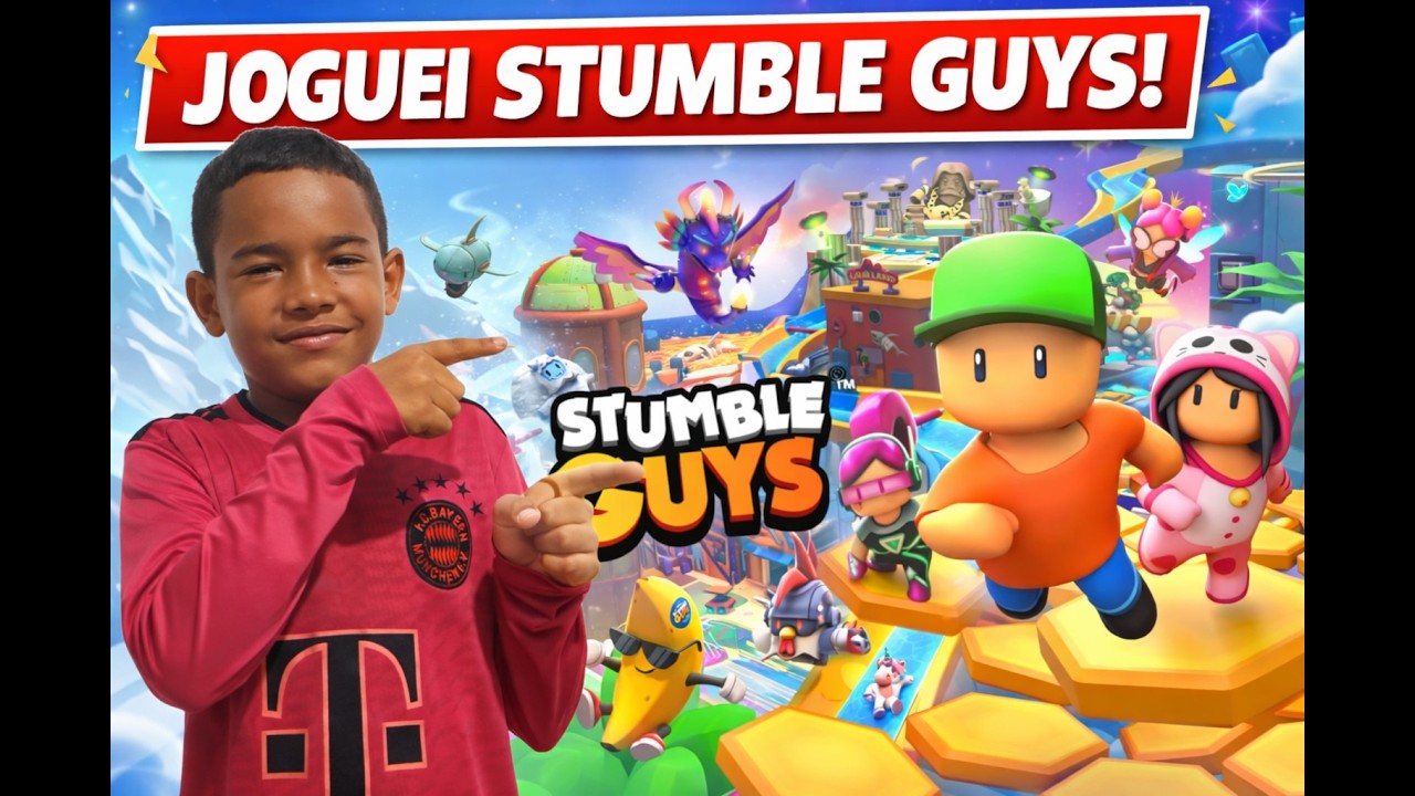 😱 CAÍ MIL VEZES NO Stumble Guys! 😂🏆 Gameplay Super Engraçado!