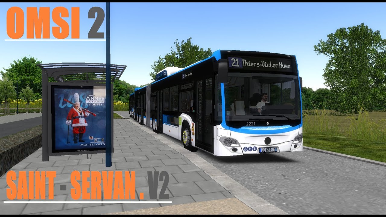 🚍 [ OMSI 2 ] St - Servan .V2 Citaro GC2 NGT - Ligne 21