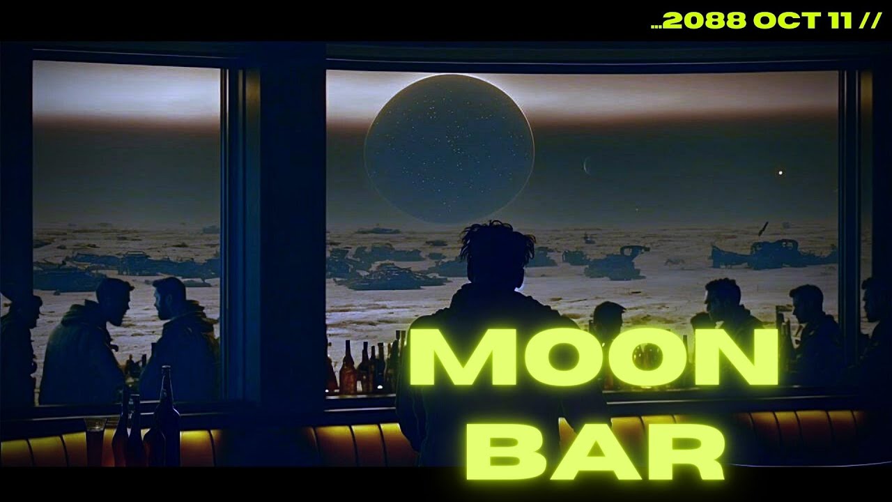Meet Me At The Moon Bar | Sci-fi space & computer sounds | Ambient Relaxing Music To Chillout