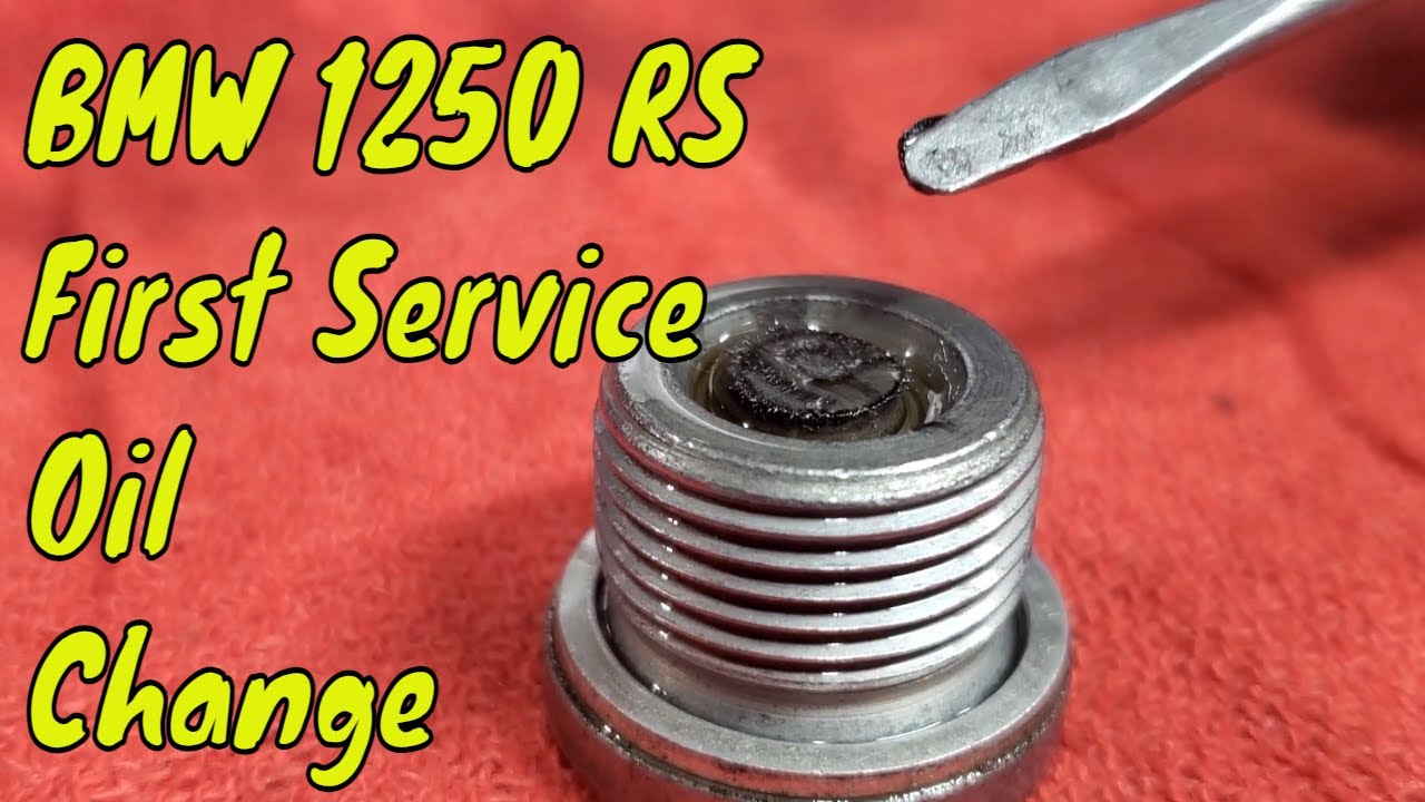BMW R 1250 RS First Oil Change Service Low Miles