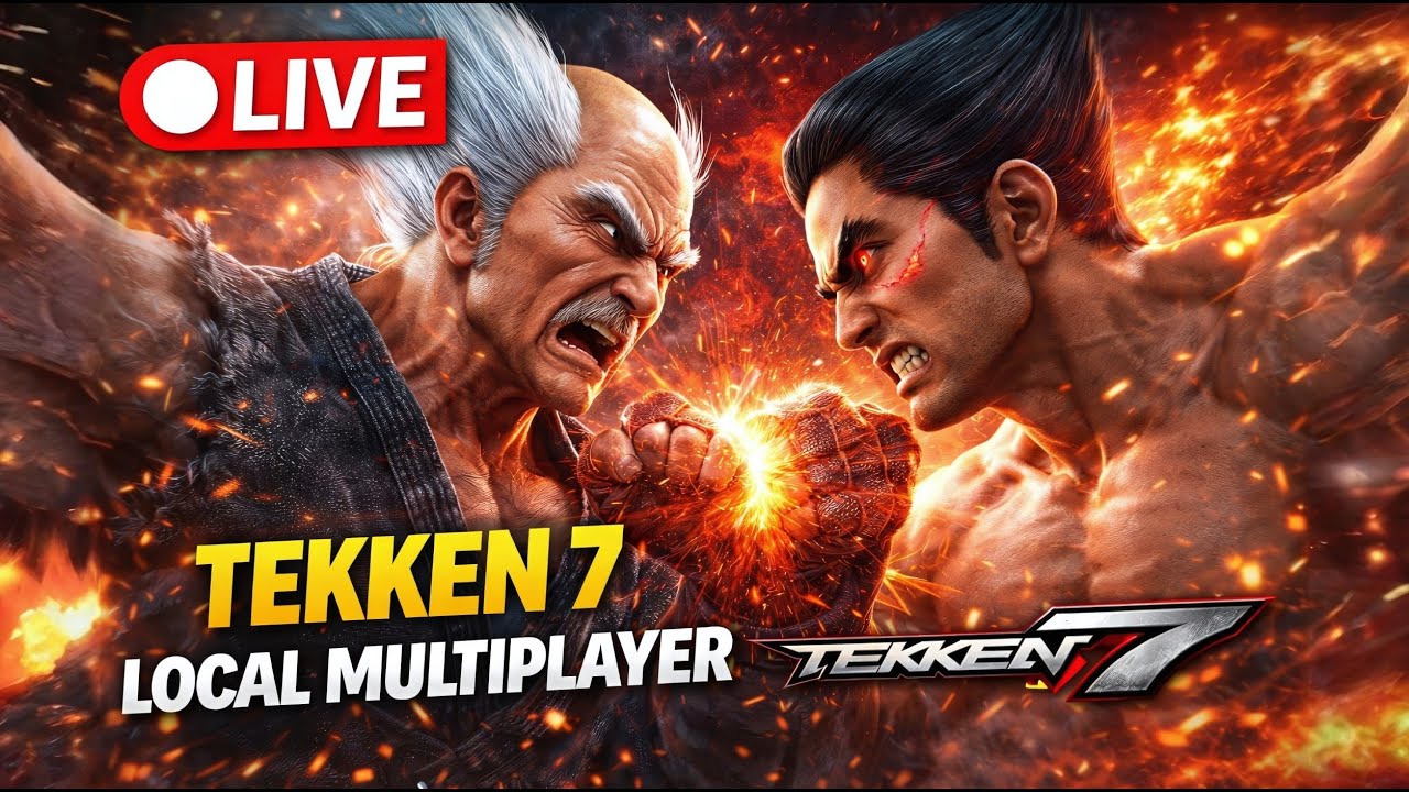 🔴 LIVE Tekken 7 Local Multiplayer