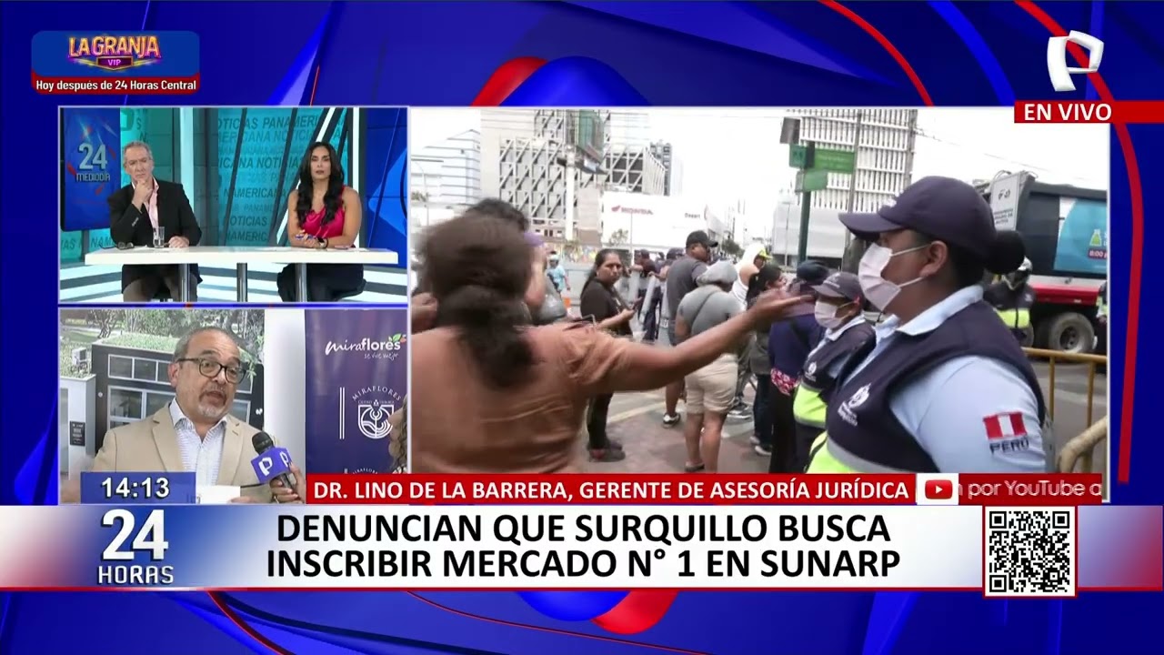 Miraflores denuncia que Surquillo busca inscribir Mercado N°1 en Sunarp