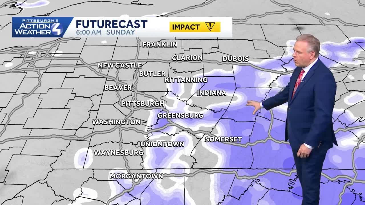Saturday sun, then Sunday snow in Western Pennsylvania