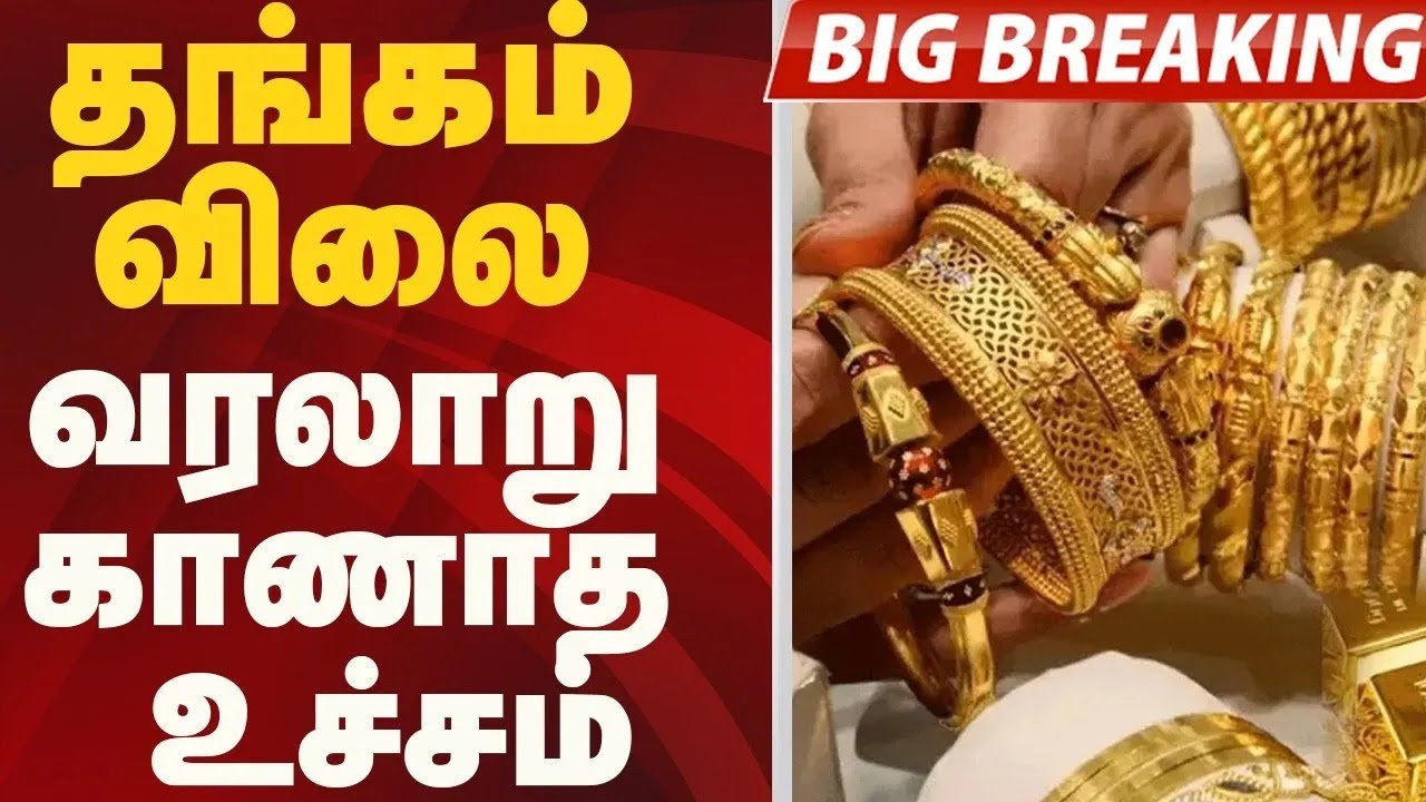 #BIGBREAKING | தங்கம் விலை வரலாறு காணாத உச்சம் | Gold Rate | Gold Rate Today
