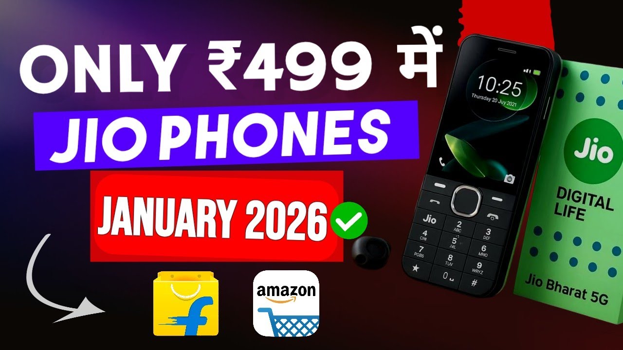 🔥Only ₹499 में Jio Phones in January 2026 || Best Jio 4G Keypad Phones Under ₹499🥳