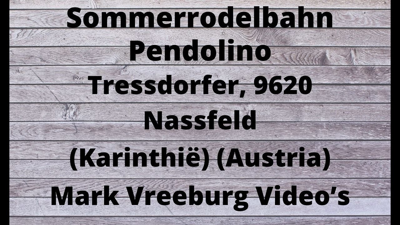 Sommerrodelbahn Pendolino in Nassfeld (Karinthië) (Austria) 2020
