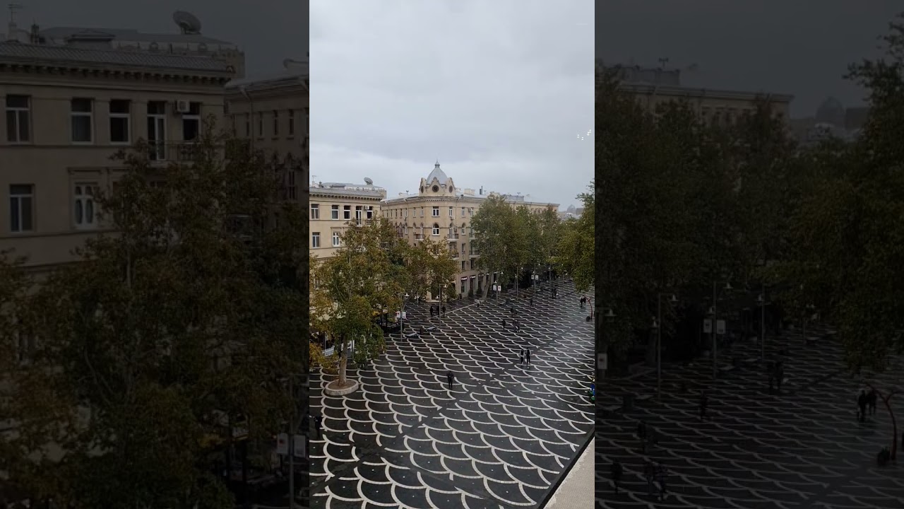 Rain in Baku 26 October #baku #rain Azerbaijan