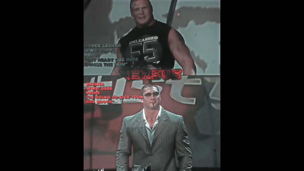 Brock Lesnar VS Batista #Shorts #VS #Edit #WWE #BrockLesnar #Batista