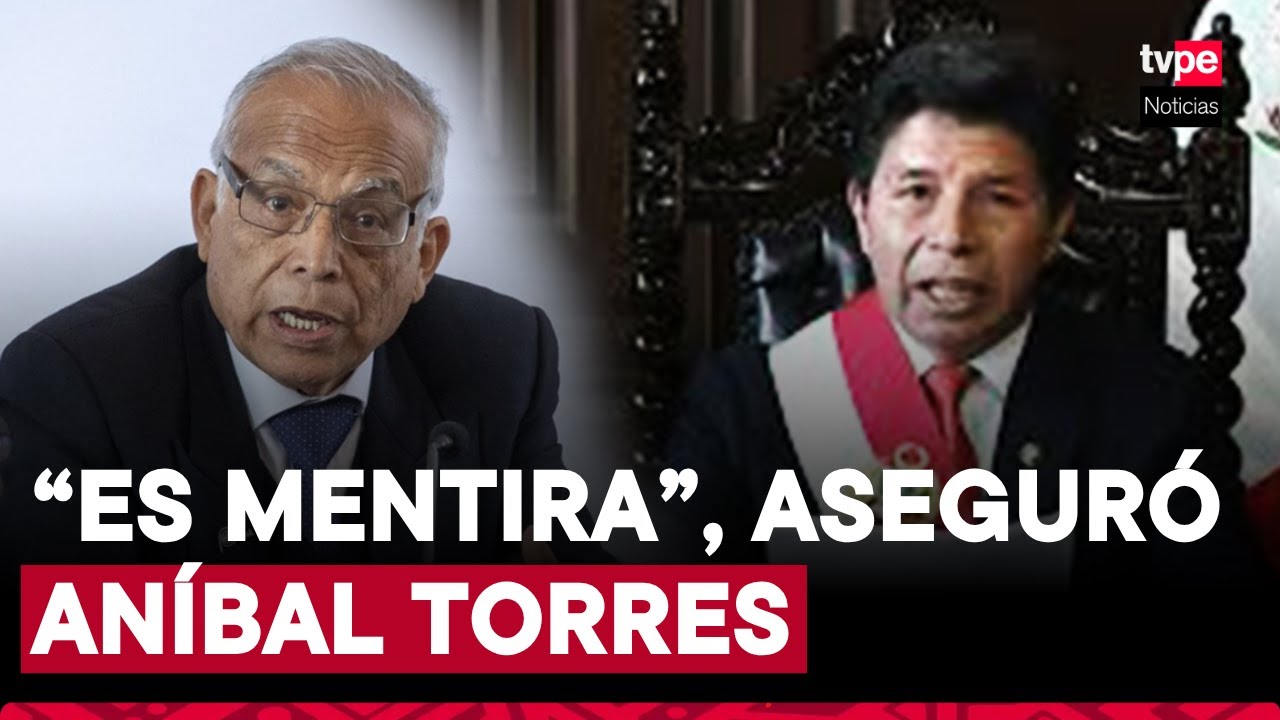 Aníbal Torres: Fiscalía lo acusa de redactar el mensaje del fallido golpe de Estado de 2022