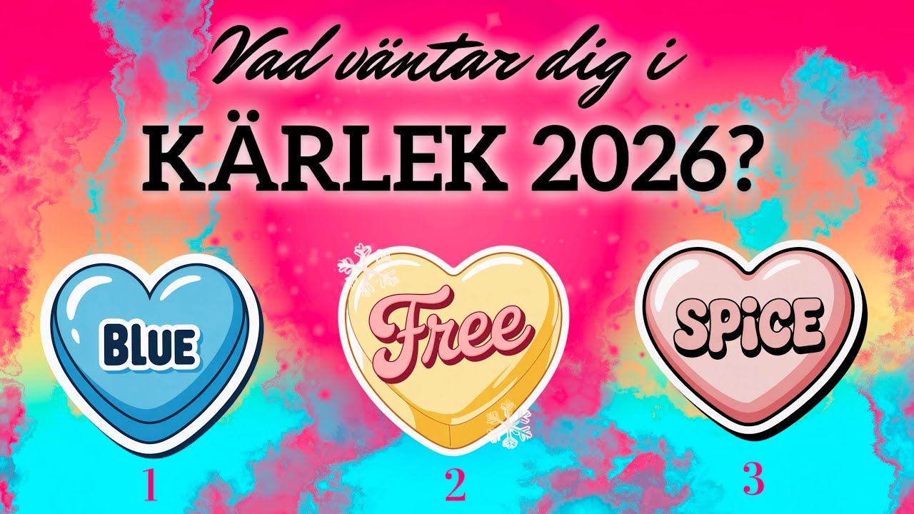 ❤️ Kärlek 2026 ❤️ Vad kommer till dig inom kärlek 2026? ❤️‍🔥