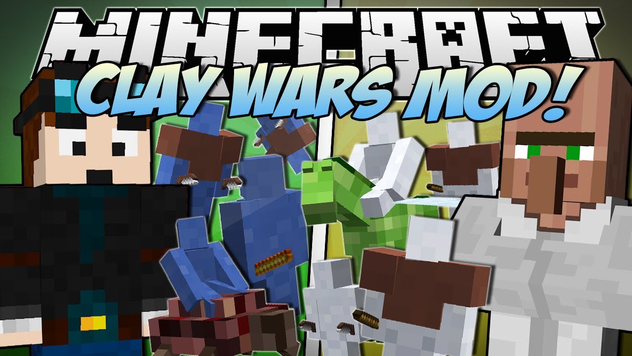 Minecraft | CLAY WARS MOD! (Trayaurus vs TDM!) | Mod Showcase
