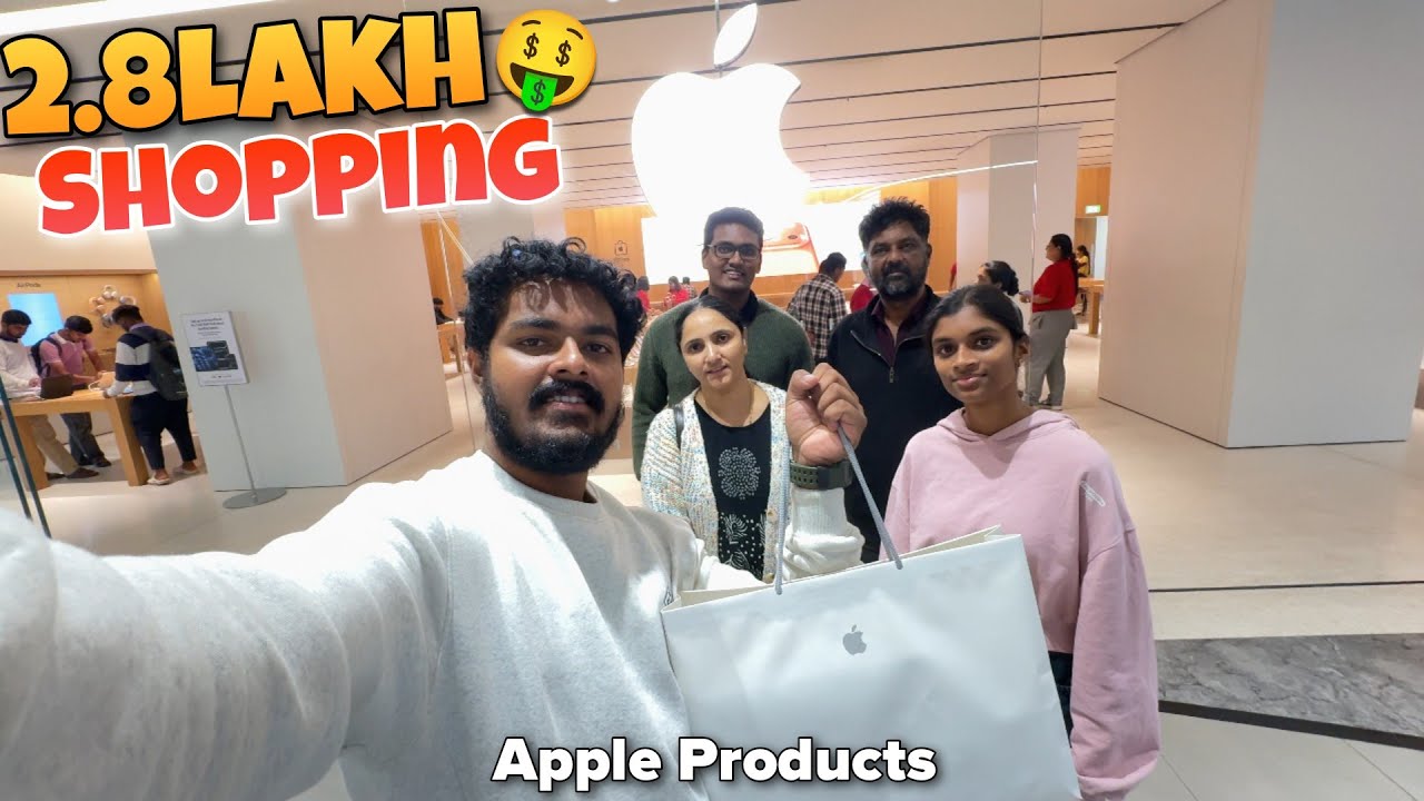 Total 2.8Lakh Shopping Ayuthu 🙆‍♂️ iPhone 17 Pro Max 1TB 😍 Extra Product Yavdu❓