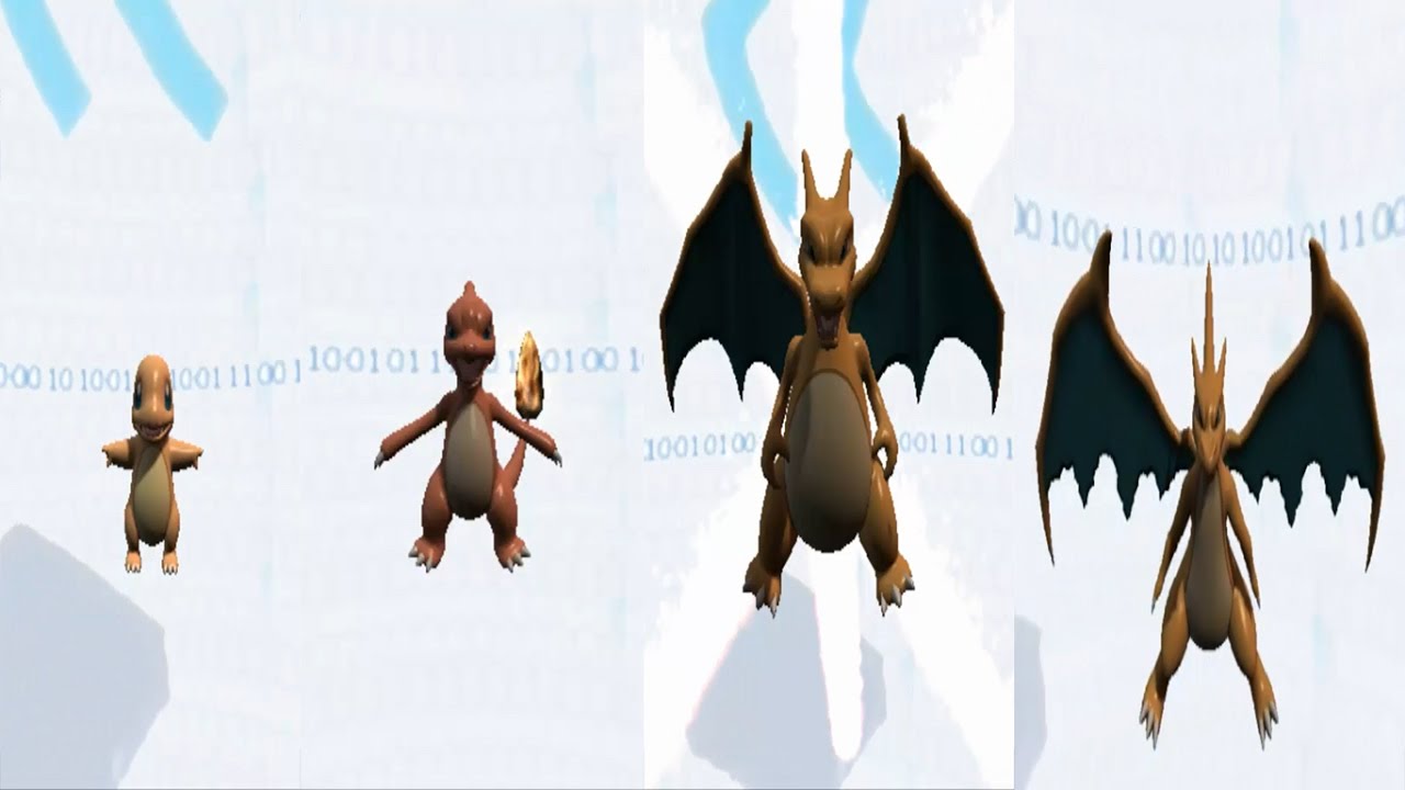 Pokemon X Digimon - Charmander Evolution (Digimon Adventure Tri)