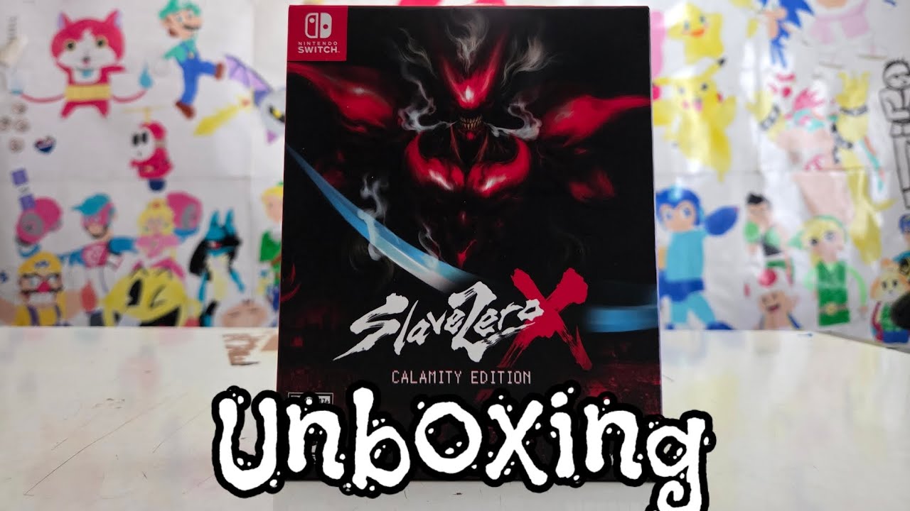 Slave Zero X Calamity Edition Switch Unboxing 