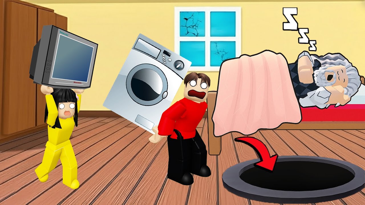 Yuta Mio Mencuri Benda Di Rumah Kakek & Nenek Jahat Yang Lagi Tidur | ROBLOX