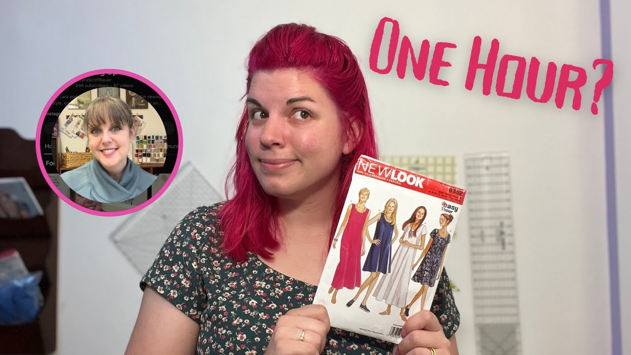 1 Hour to Sew a Dress? Can we do it?!? | Collab with Sewing Up Style