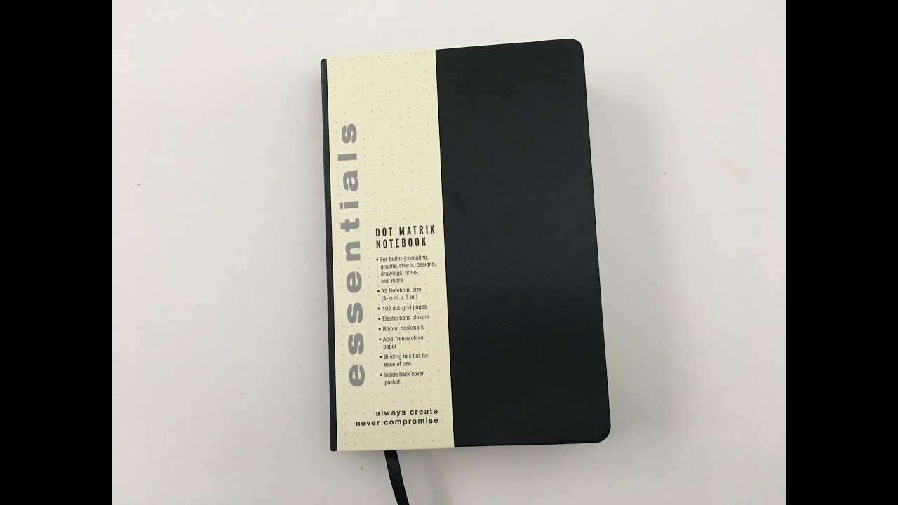 Peter Pauper Press Essentials Dot Grid Notebook Review (Including Pen Test)