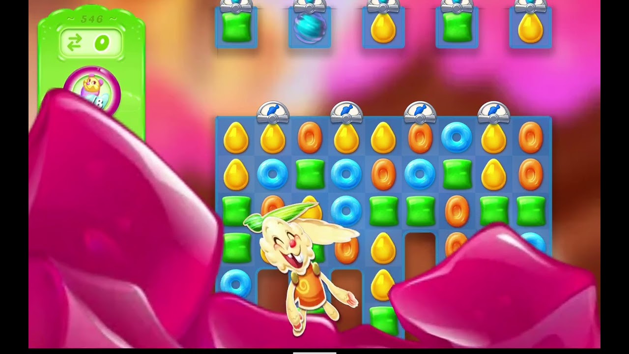 Candy Crush Jelly Saga Levels 545 to 548