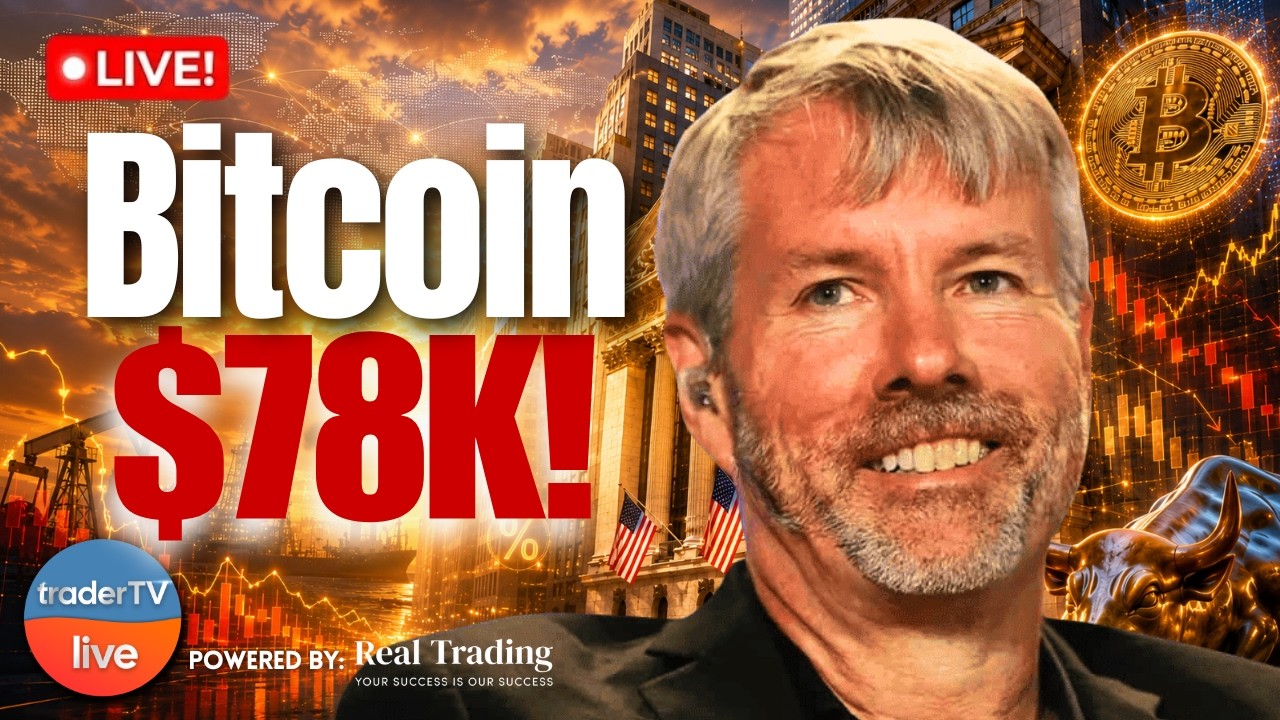 Bitcoin Surges 20% While Stocks Sell Off Nasdaq -2% | Stock Market Live