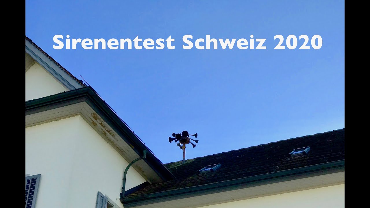 Sirenentest Schweiz 2020 / KTG-10 - In schlechtem Zustand und am Ende ihrer Lebensdauer