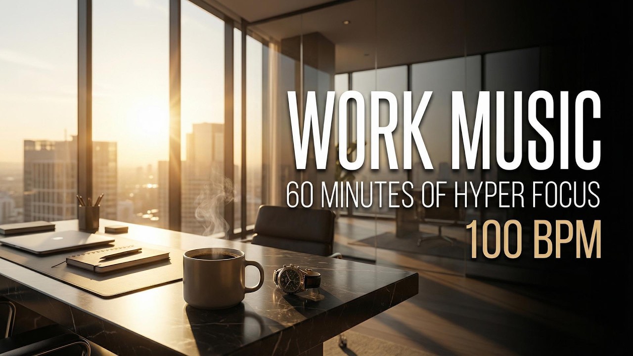 ADHD Morning Focus Music 100 BPM | Kickstart Your Brain & Boost Dopamine [Sunrise Flow]