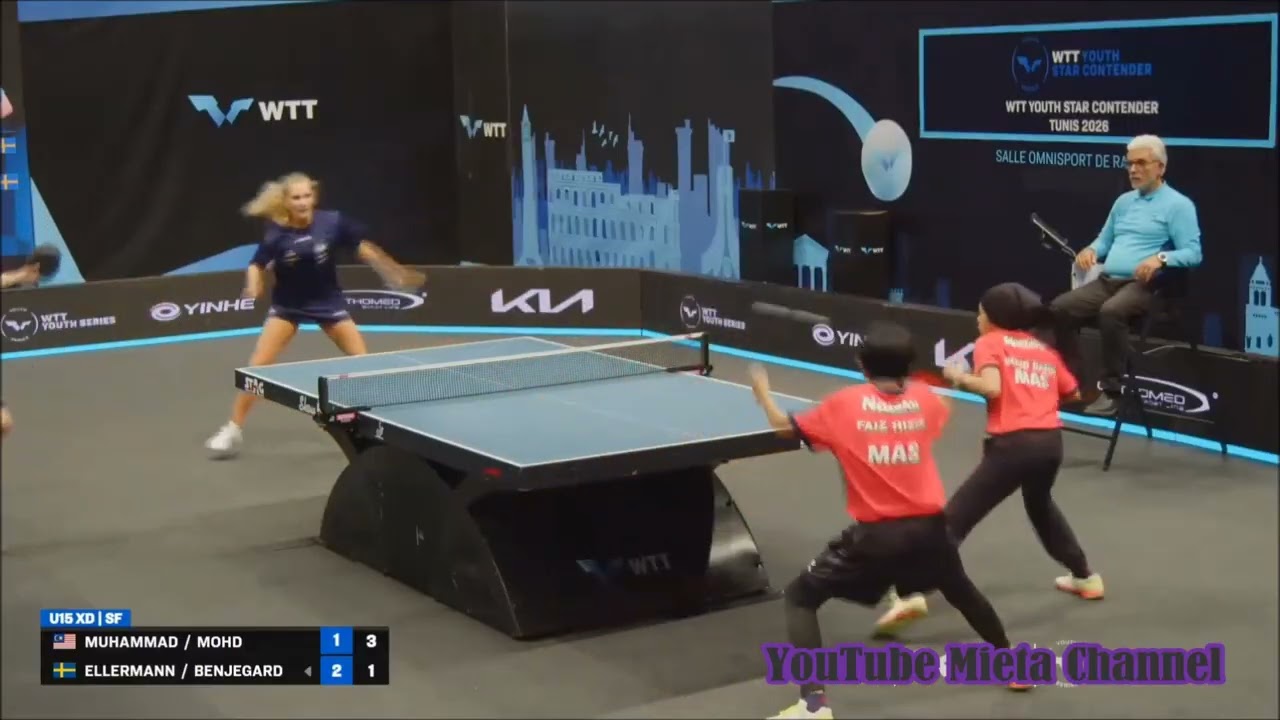 Faiz/Dania Semi Final U15 Tunisia 6 Feb 2026